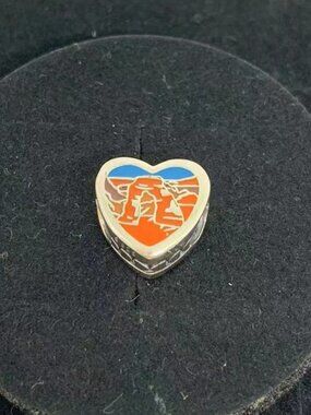 Pandora Utah Heart Charm S925 Sterling silver